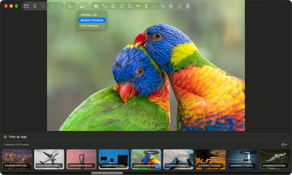 Picser main view screenshot
