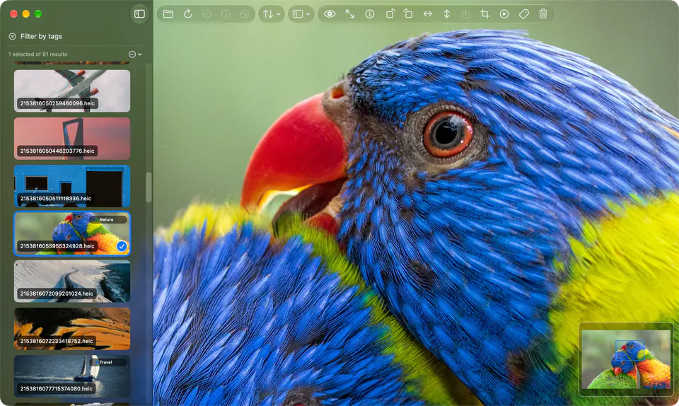 Picser zoom screenshot